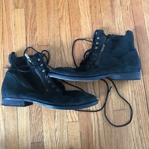 Sam Edelman Mackay Black Combat ankle boots Sz 10M